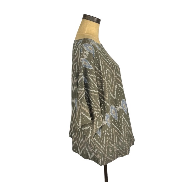 Pure Jill Lagenlook multicolored linen blend women’s oversized top SZ‎ XL - Picture 2 of 7